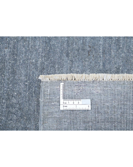 Overdye 2' 7" X 8' 8" Hand Knotted Wool Rug 2' 7" X 8' 8" (79 X 264) / Grey / Wool