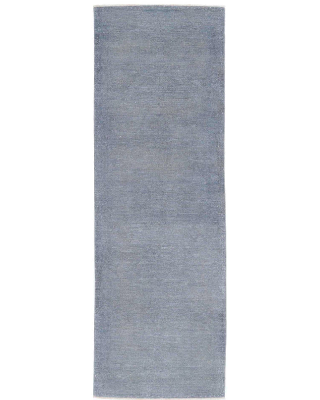 Overdye 2' 7" X 8' 8" Hand Knotted Wool Rug 2' 7" X 8' 8" (79 X 264) / Grey / Wool