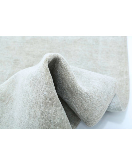 Overdye 2' 5" X 8' 5" Hand Knotted Wool Rug 2' 5" X 8' 5" (74 X 257) / Grey / Wool