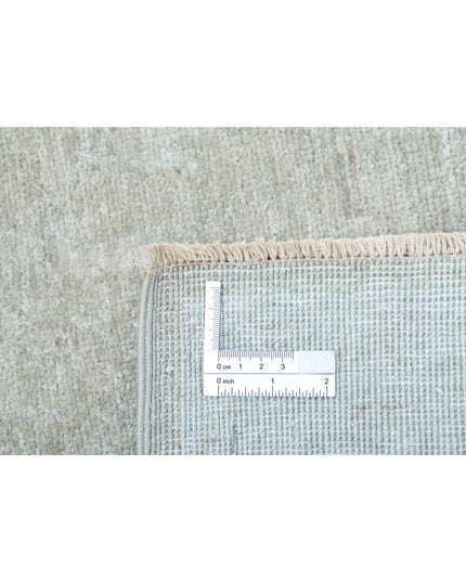 Overdye 2' 5" X 8' 5" Hand Knotted Wool Rug 2' 5" X 8' 5" (74 X 257) / Grey / Wool