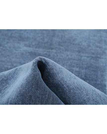 Overdye 2' 5" X 8' 0" Hand Knotted Wool Rug 2' 5" X 8' 0" (74 X 244) / Blue / Wool