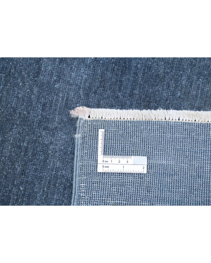 Overdye 2' 5" X 8' 0" Hand Knotted Wool Rug 2' 5" X 8' 0" (74 X 244) / Blue / Wool