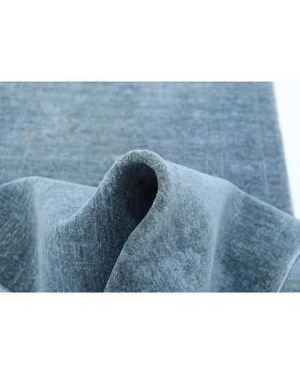 Overdye 2' 5" X 6' 5" Hand Knotted Wool Rug 2' 5" X 6' 5" (74 X 196) / Green / Wool