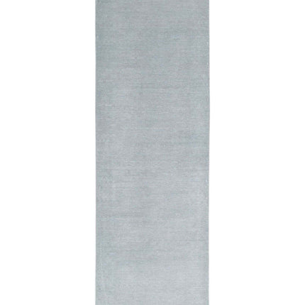 Overdye 3' 1" X 11' 1" Hand Knotted Wool Rug 3' 1" X 11' 1" (94 X 338) / Grey / Wool