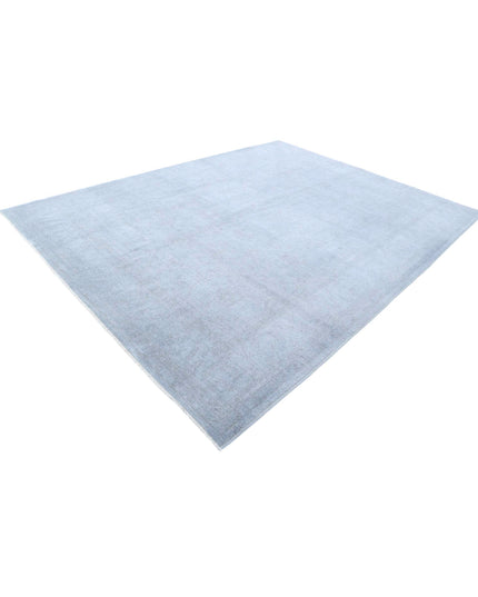 Overdye 8' 10" X 11' 7" Hand Knotted Wool Rug 8' 10" X 11' 7" (269 X 353) / Grey / Wool