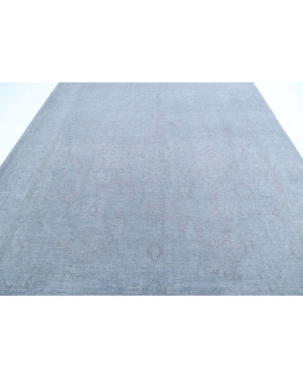 Overdye 8' 10" X 11' 7" Hand Knotted Wool Rug 8' 10" X 11' 7" (269 X 353) / Grey / Wool
