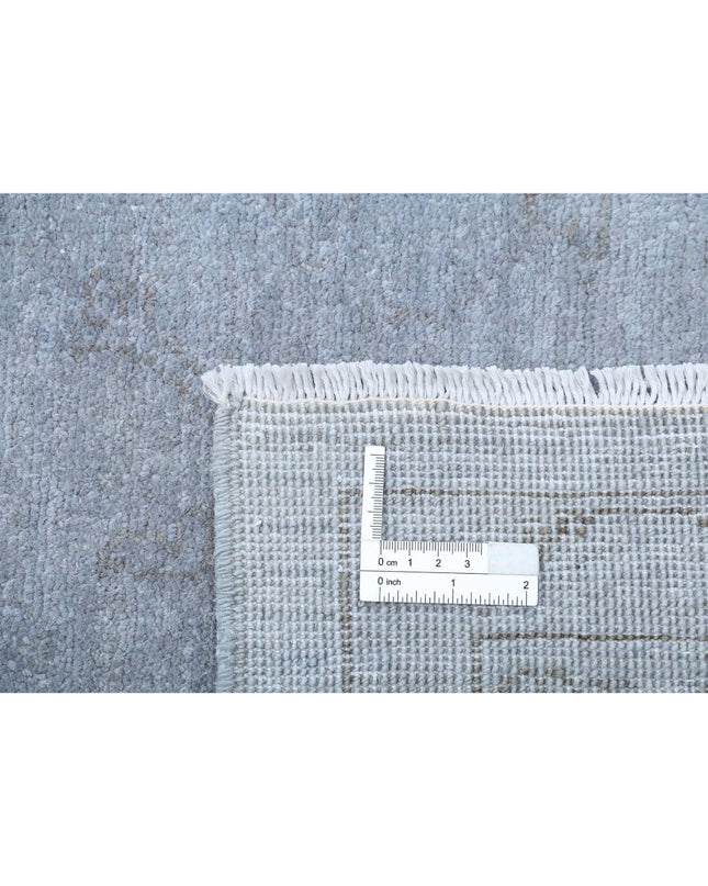 Overdye 8' 10" X 11' 7" Hand Knotted Wool Rug 8' 10" X 11' 7" (269 X 353) / Grey / Wool