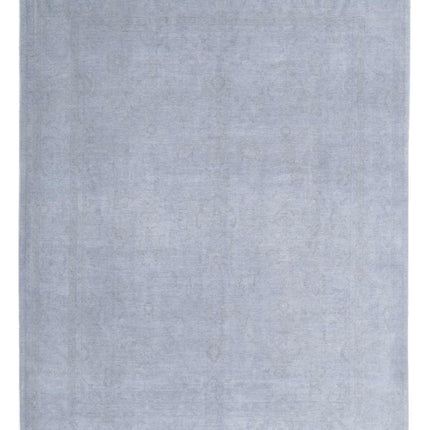Overdye 8' 10" X 11' 7" Hand Knotted Wool Rug 8' 10" X 11' 7" (269 X 353) / Grey / Wool