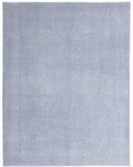 Overdye 8' 10" X 11' 7" Hand Knotted Wool Rug 8' 10" X 11' 7" (269 X 353) / Grey / Wool