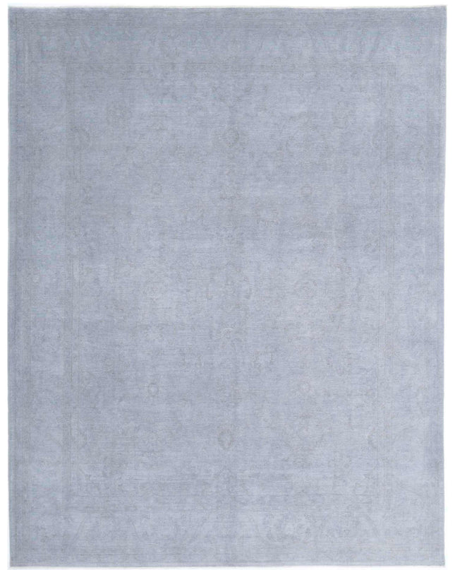 Overdye 8' 10" X 11' 7" Hand Knotted Wool Rug 8' 10" X 11' 7" (269 X 353) / Grey / Wool