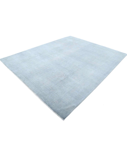 Overdye 8' 0" X 9' 10" Hand Knotted Wool Rug 8' 0" X 9' 10" (244 X 300) / Blue / Wool