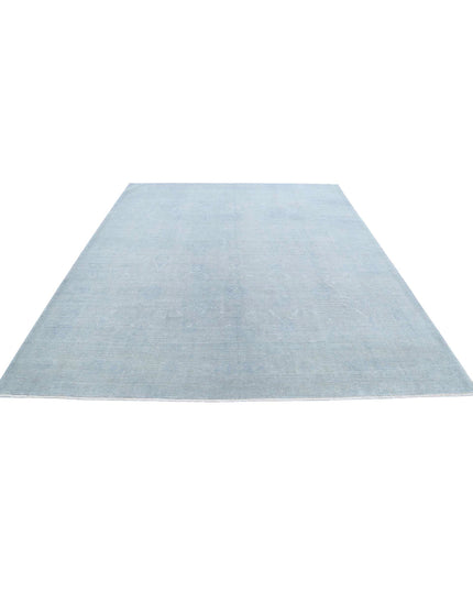 Overdye 8' 0" X 9' 10" Hand Knotted Wool Rug 8' 0" X 9' 10" (244 X 300) / Blue / Wool