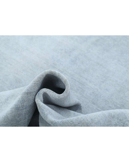 Overdye 8' 0" X 9' 10" Hand Knotted Wool Rug 8' 0" X 9' 10" (244 X 300) / Blue / Wool