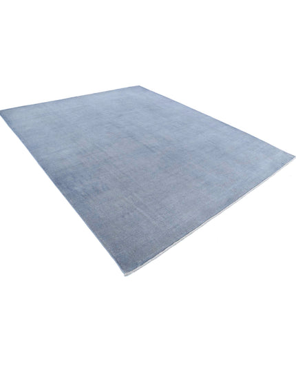 Overdye 8' 2" X 9' 10" Hand Knotted Wool Rug 8' 2" X 9' 10" (249 X 300) / Grey / Wool
