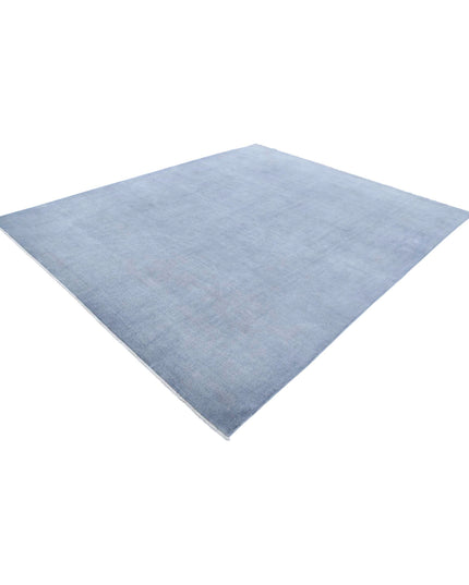 Overdye 8' 2" X 9' 10" Hand Knotted Wool Rug 8' 2" X 9' 10" (249 X 300) / Grey / Wool