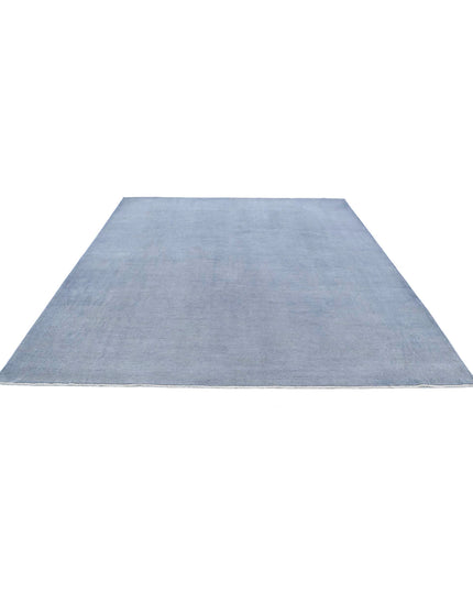 Overdye 8' 2" X 9' 10" Hand Knotted Wool Rug 8' 2" X 9' 10" (249 X 300) / Grey / Wool