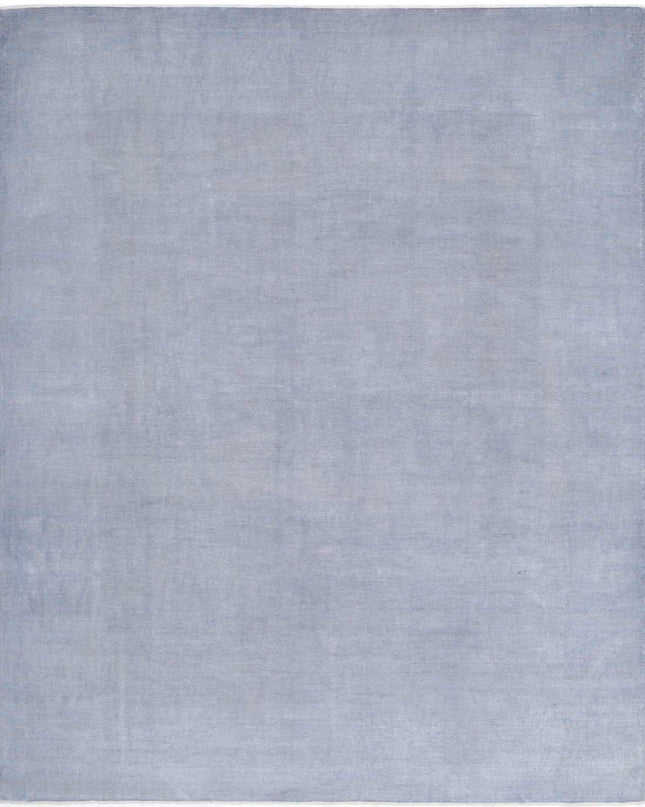 Overdye 8' 2" X 9' 10" Hand Knotted Wool Rug 8' 2" X 9' 10" (249 X 300) / Grey / Wool