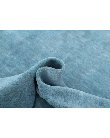 Overdye 9' 0" X 11' 11" Hand Knotted Wool Rug 9' 0" X 11' 11" (274 X 363) / Blue / Wool