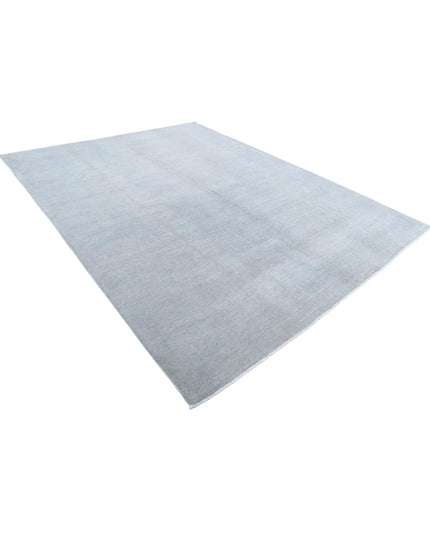 Overdye 8' 6" X 11' 0" Hand Knotted Wool Rug 8' 6" X 11' 0" (259 X 335) / Grey / Wool