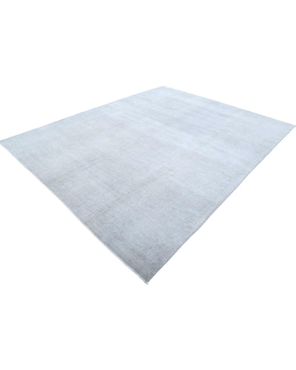 Overdye 8' 6" X 11' 0" Hand Knotted Wool Rug 8' 6" X 11' 0" (259 X 335) / Grey / Wool