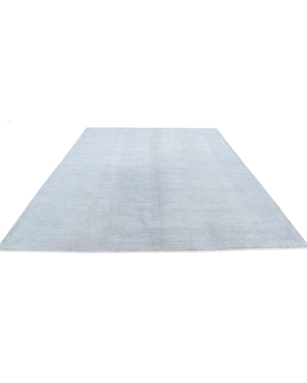 Overdye 8' 6" X 11' 0" Hand Knotted Wool Rug 8' 6" X 11' 0" (259 X 335) / Grey / Wool