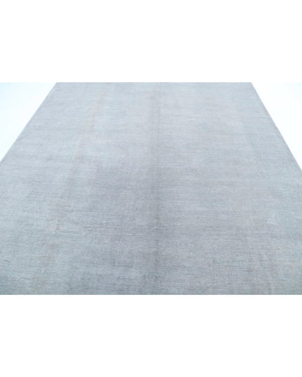 Overdye 8' 6" X 11' 0" Hand Knotted Wool Rug 8' 6" X 11' 0" (259 X 335) / Grey / Wool