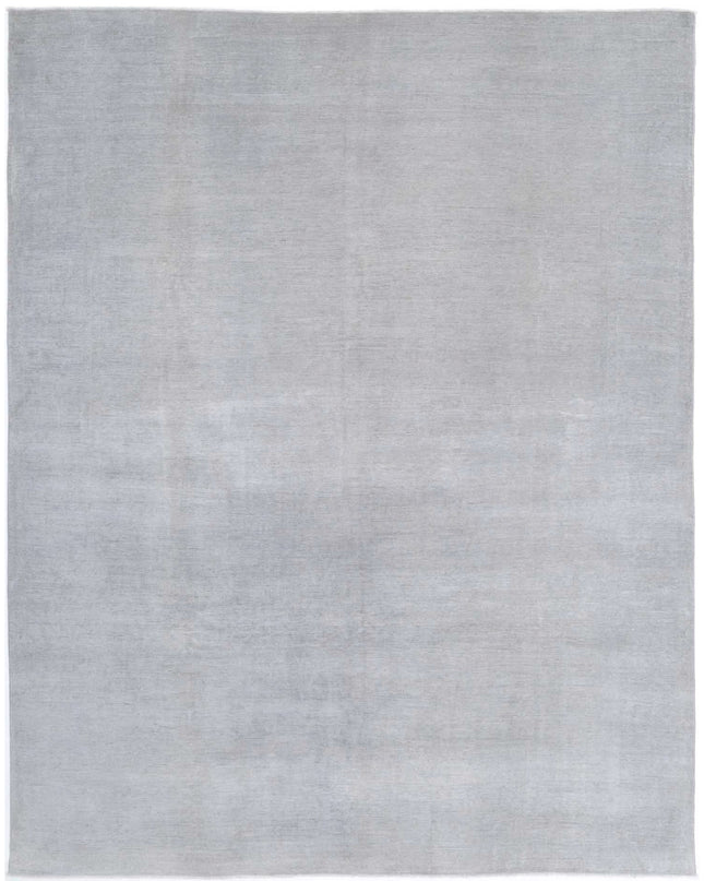 Overdye 8' 6" X 11' 0" Hand Knotted Wool Rug 8' 6" X 11' 0" (259 X 335) / Grey / Wool