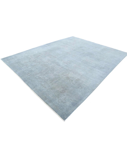 Overdye 8' 10" X 11' 5" Hand Knotted Wool Rug 8' 10" X 11' 5" (269 X 348) / Grey / Wool