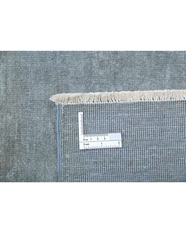 Overdye 8' 10" X 11' 5" Hand Knotted Wool Rug 8' 10" X 11' 5" (269 X 348) / Grey / Wool