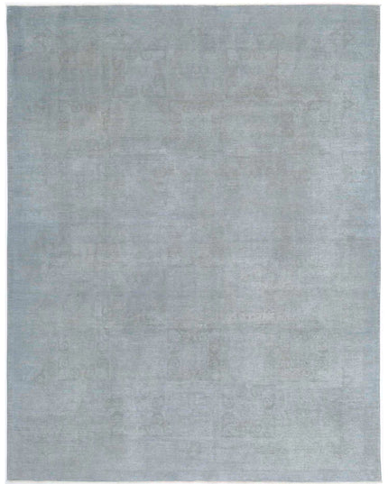 Overdye 8' 10" X 11' 5" Hand Knotted Wool Rug 8' 10" X 11' 5" (269 X 348) / Grey / Wool