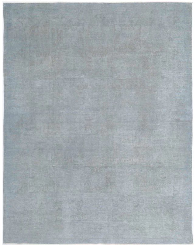 Overdye 8' 10" X 11' 5" Hand Knotted Wool Rug 8' 10" X 11' 5" (269 X 348) / Grey / Wool