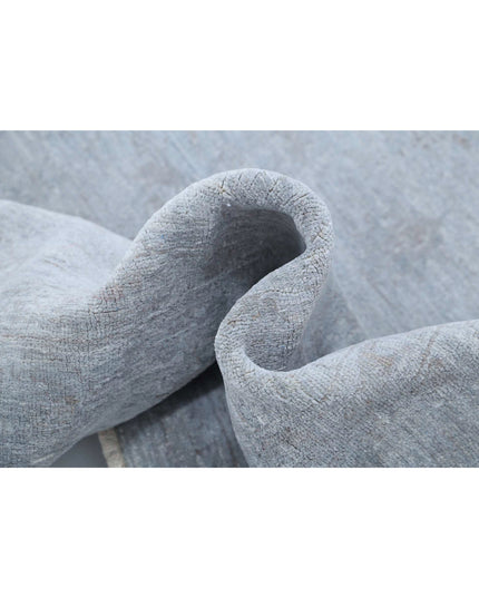 Overdye 6' 3" X 9' 8" Hand Knotted Wool Rug 6' 3" X 9' 8" (191 X 295) / Grey / Wool