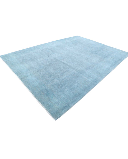 Overdye 8' 11" X 12' 6" Hand Knotted Wool Rug 8' 11" X 12' 6" (272 X 381) / Blue / Wool