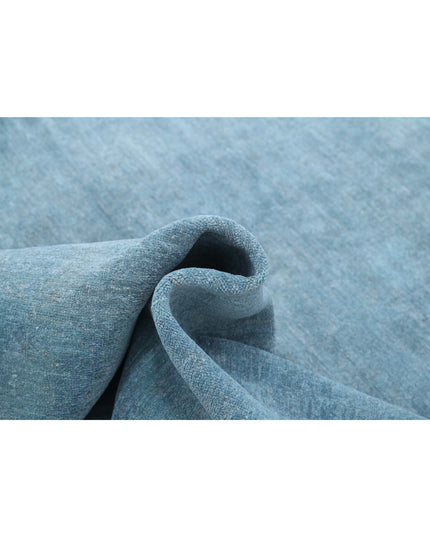 Overdye 8' 11" X 12' 6" Hand Knotted Wool Rug 8' 11" X 12' 6" (272 X 381) / Blue / Wool