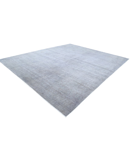 Overdye 11' 10" X 14' 3" Hand Knotted Wool Rug 11' 10" X 14' 3" (361 X 434) / Grey / Wool