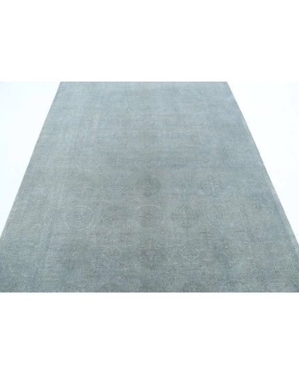 Overdye 6' 0" X 8' 2" Hand Knotted Wool Rug 6' 0" X 8' 2" (183 X 249) / Grey / Wool