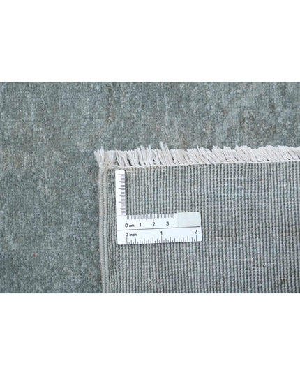 Overdye 6' 0" X 8' 2" Hand Knotted Wool Rug 6' 0" X 8' 2" (183 X 249) / Grey / Wool