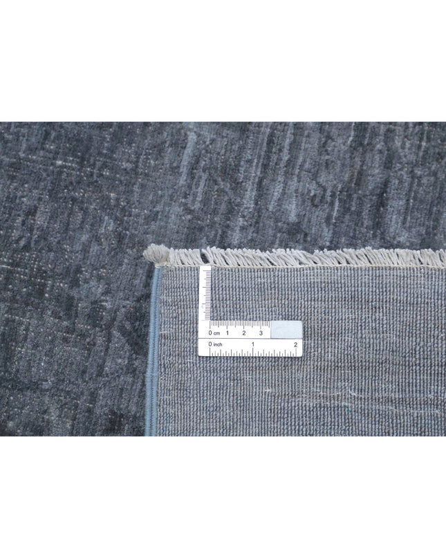 Overdye 3' 10" X 6' 0" Hand Knotted Wool Rug 3' 10" X 6' 0" (117 X 183) / Grey / Wool