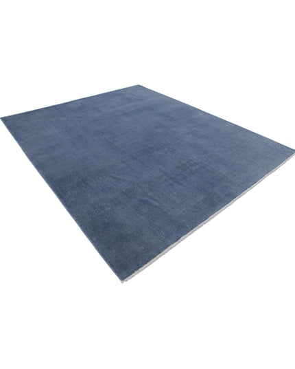 Overdye 8' 1" X 9' 5" Hand Knotted Wool Rug 8' 1" X 9' 5" (246 X 287) / Grey / Wool