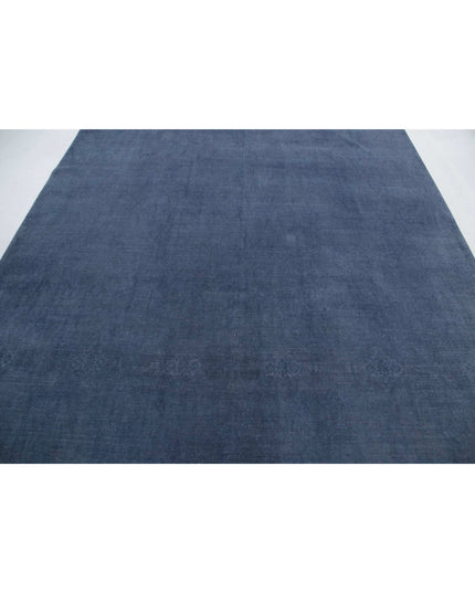 Overdye 8' 1" X 9' 5" Hand Knotted Wool Rug 8' 1" X 9' 5" (246 X 287) / Grey / Wool