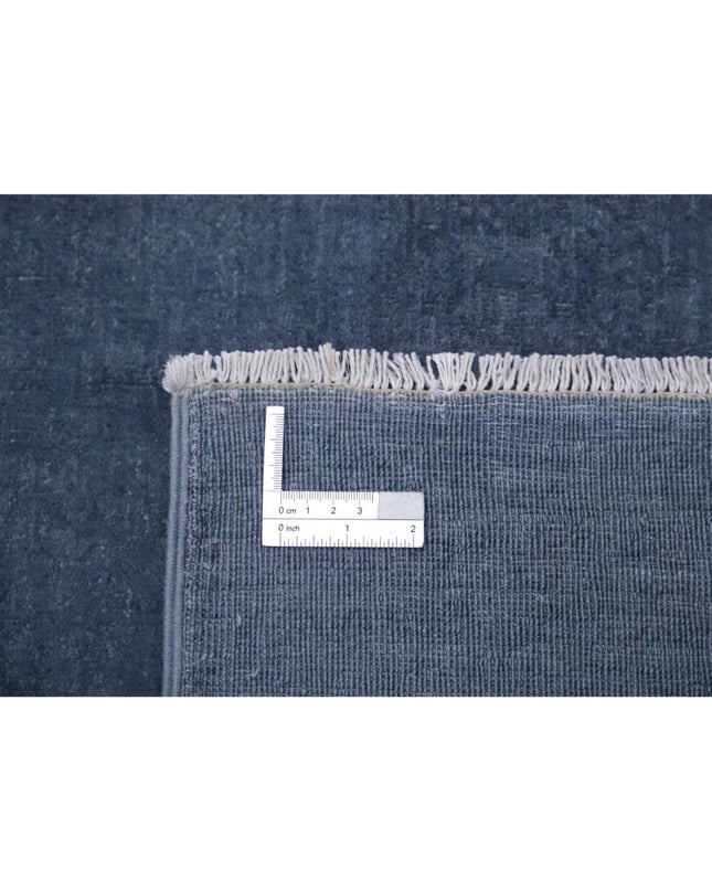 Overdye 8' 1" X 9' 5" Hand Knotted Wool Rug 8' 1" X 9' 5" (246 X 287) / Grey / Wool