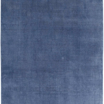 Overdye 8' 1" X 9' 5" Hand Knotted Wool Rug 8' 1" X 9' 5" (246 X 287) / Grey / Wool