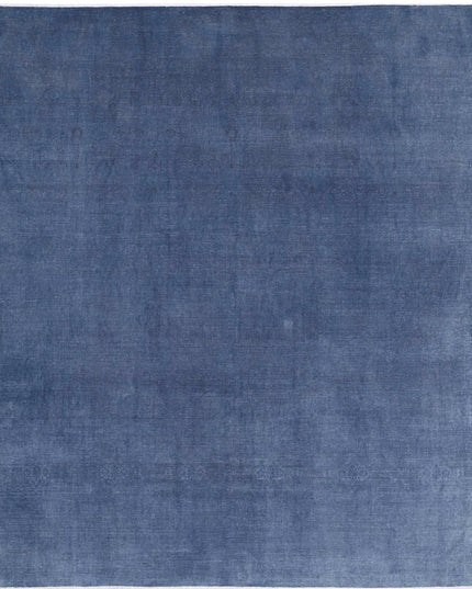 Overdye 8' 1" X 9' 5" Hand Knotted Wool Rug 8' 1" X 9' 5" (246 X 287) / Grey / Wool