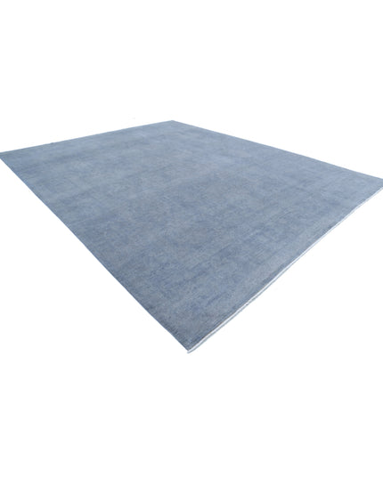 Overdye 11' 11" X 14' 11" Hand Knotted Wool Rug 11' 11" X 14' 11" (363 X 455) / Grey / Wool