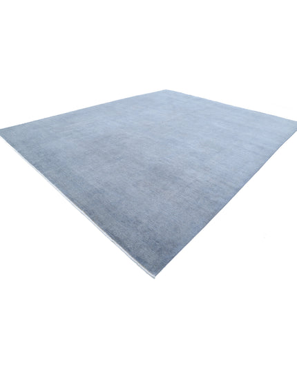 Overdye 11' 11" X 14' 11" Hand Knotted Wool Rug 11' 11" X 14' 11" (363 X 455) / Grey / Wool