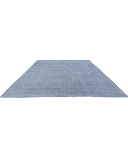 Overdye 11' 11" X 14' 11" Hand Knotted Wool Rug 11' 11" X 14' 11" (363 X 455) / Grey / Wool