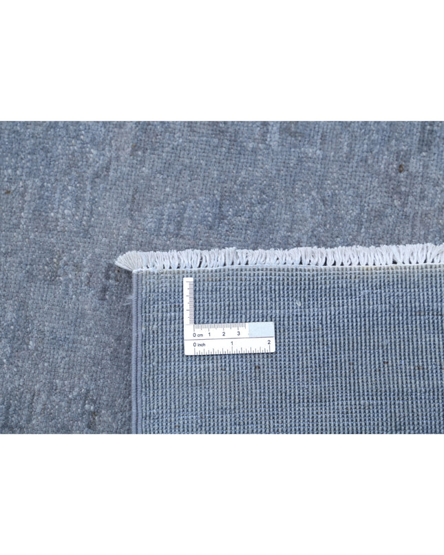 Overdye 11' 11" X 14' 11" Hand Knotted Wool Rug 11' 11" X 14' 11" (363 X 455) / Grey / Wool