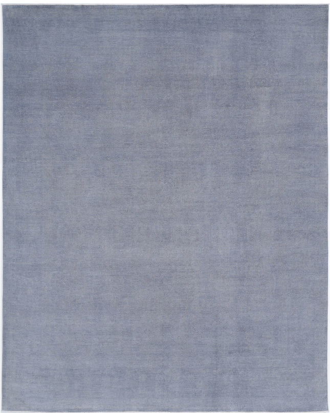 Overdye 11' 11" X 14' 11" Hand Knotted Wool Rug 11' 11" X 14' 11" (363 X 455) / Grey / Wool