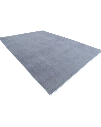 Overdye 10' 6" X 14' 7" Hand Knotted Wool Rug 10' 6" X 14' 7" (320 X 444) / Grey / Wool