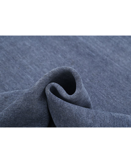 Overdye 12' 5" X 17' 3" Hand Knotted Wool Rug 12' 5" X 17' 3" (379 X 526) / Grey / Wool